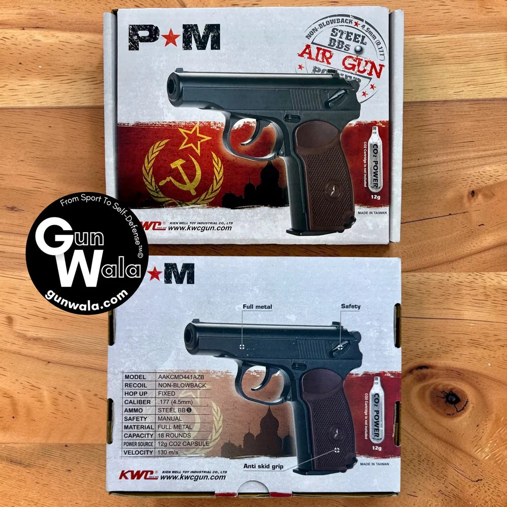 KWC PM Pistol (0.177 Cal.) 4.5 mm (Makarov)